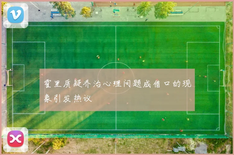 霍里质疑乔治心理问题成借口的现象引发热议