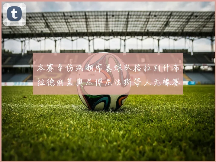 本赛季伤病潮席卷球队格拉利什布拉德利莱奥尼博尼法斯等人无缘赛季余下比赛